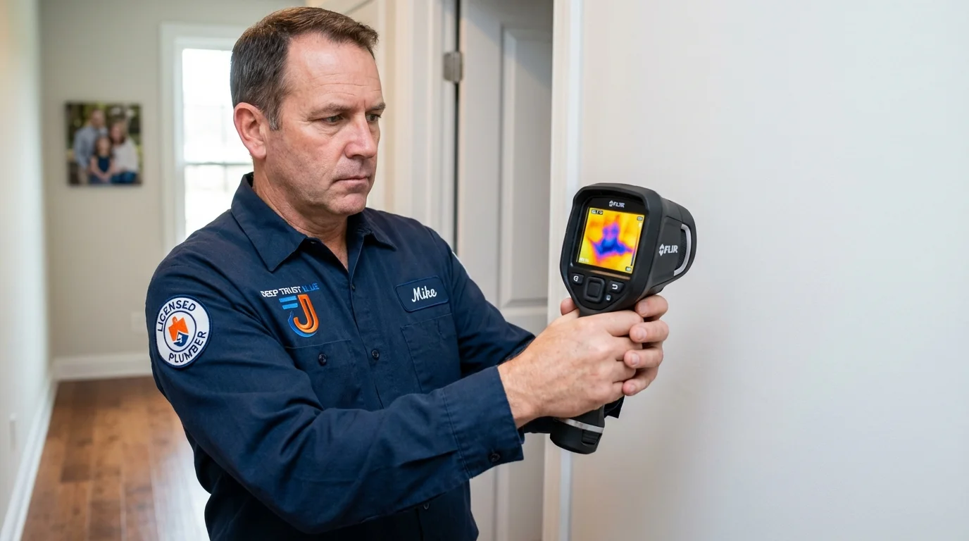 Thermal imaging leak detection by Johns Plumbing LLC in The Villages